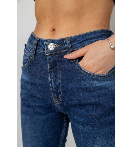 Джинсы женские, цвет синий, 244R4002