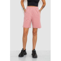 Шорты женские однотонные, цвет пудровый, 102R326-1