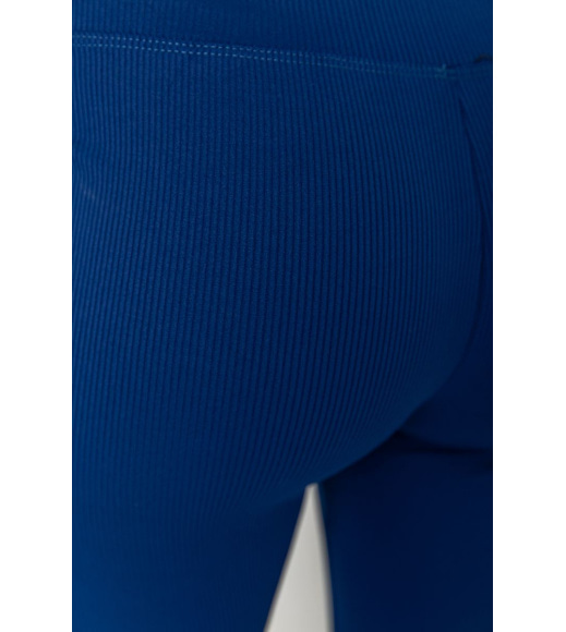 Велотреки женские в рубчик, цвет синий, 220R018