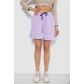 Шорты женские однотонные, цвет светло-сиреневый, 238R57907