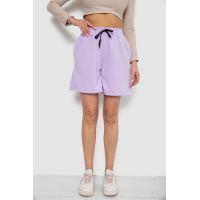 Шорты женские однотонные, цвет светло-сиреневый, 238R57907