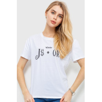 Футболка женская, цвет белый, 198R022