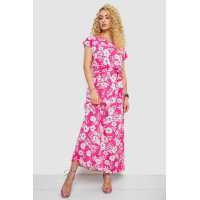 Платье с принтом софт, цвет розово-белый, 214R0228-1