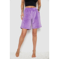 Шорты женские велюровые, цвет сиреневый, 238R106