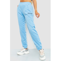 Спорт штани жіночі з принтом, колір блакитний, 129R1106