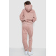 Спортивный костюм женский на флисе, цвет пудровый, 252R21268