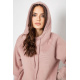 Спортивный костюм женский на флисе, цвет пудровый, 252R21268