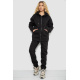Спортивный костюм женский на флисе, цвет черный, 102R7715
