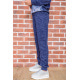 Женский костюм штаны + кофта, темно-синего цвета в принт, 172R003-3