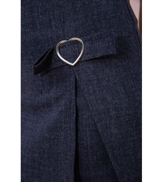 Нарядная мини-юбка, синего цвета, 180R019