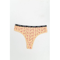 Трусы женские стринги, цвет бежевый, 131R3982