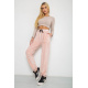 Штаны женские велюровые, цвет пудровый, 238R58168