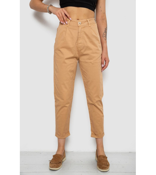 Брюки женские, цвет бежевый, 250R161920