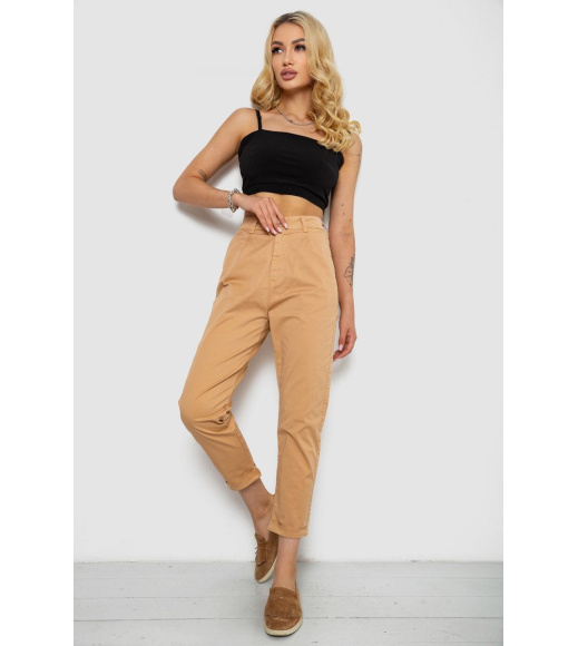 Брюки женские, цвет бежевый, 250R161920