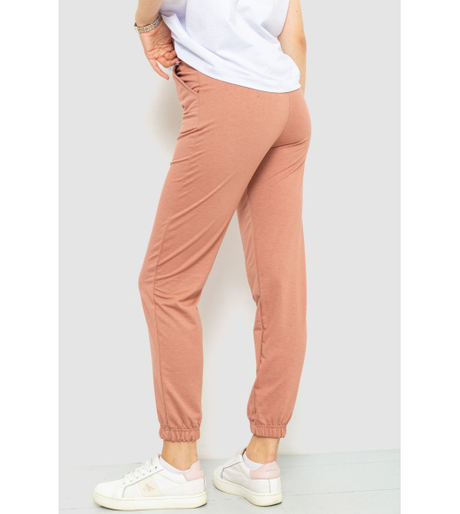 Спорт штаны женские, цвет пудровый, 131R160633