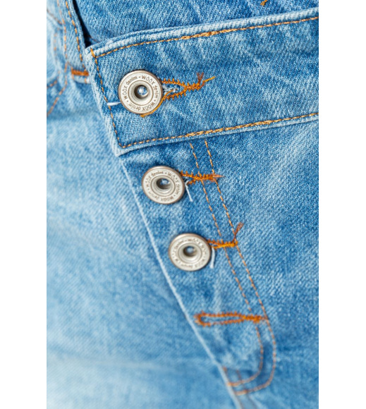 Джинсові шорти жіночі, колір світло-синій, 214R3018