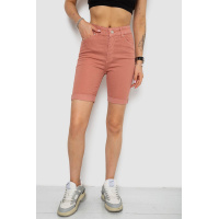 Шорты женские джинсовые, цвет пудровый, 182R1700
