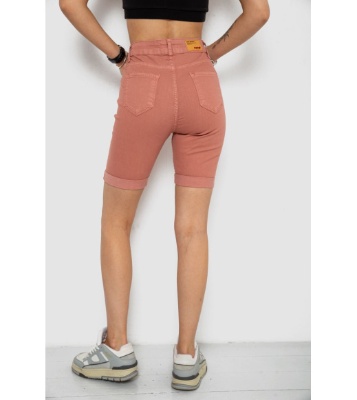 Шорты женские джинсовые, цвет пудровый, 182R1700