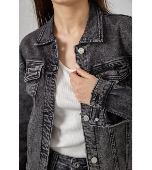 Куртка женская джинсовая 255RA22680, цвет Серый