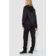 Спорт костюм женский двухнитка, цвет черный, 244R009
