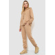Спорт костюм женский двухнитка, цвет бежевый, 244R009