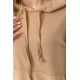 Спорт костюм женский двухнитка, цвет бежевый, 244R009