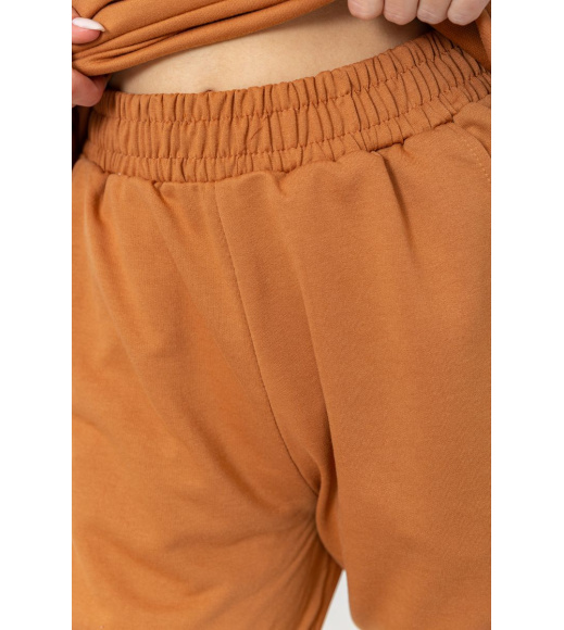 Спорт костюм женский двухнитка, цвет коричневый, 244R009