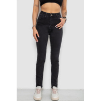 Джинсы женские Slim Fit, цвет черный, 182R3797
