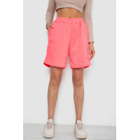 Шорты женские в рубчик, цвет розовый, 238R110