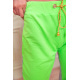 Жіночі шорти на резинці і зав'язках, сіро-салатового кольору, 167R2-5