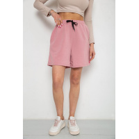 Шорты женские однотонные, цвет пудровый, 238R57907