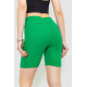 Велотреки жіночі в рубчик, колір зелений, 221R3020