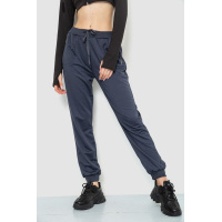 Спорт штаны женские, цвет темно-серый, 244R5477