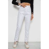 Джинсы женские стрейч, цвет белый, 250R1025