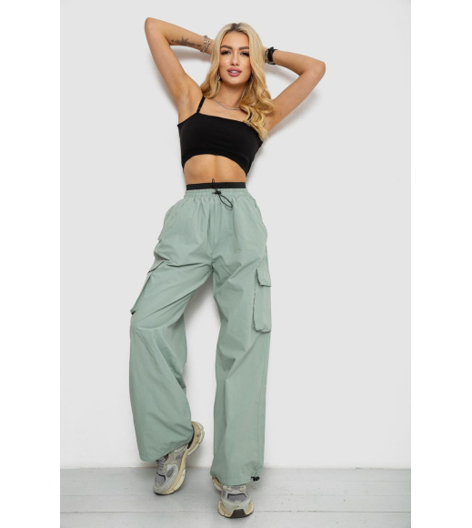 Брюки женские, цвет оливковый, 182R2652