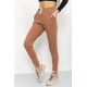 Спортивные штаны женские демисезонные, цвет коричневый, 226R025
