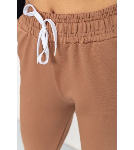 Спортивные штаны женские демисезонные, цвет коричневый, 226R025