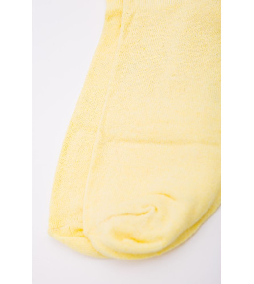 Женские носки, желто-красного цвета с принтом, средней длины, 167R346