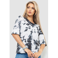 Футболка женская, цвет серо-молочный, 115R4337