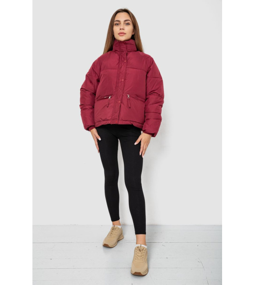 Куртка женская демисезонная, цвет сливовый, 244R112