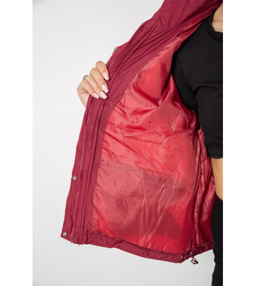 Куртка женская демисезонная, цвет сливовый, 244R112