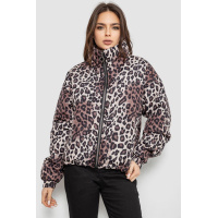 Куртка женская демисезонная, цвет леопардовый, 102R5273-1