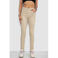Джинсы женские, цвет светло-бежевый, 182R1633