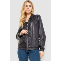 Ветровка женская, цвет черный, 177R007-2