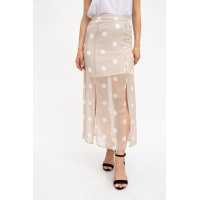 Юбка, цвет бежевый, 117R2017