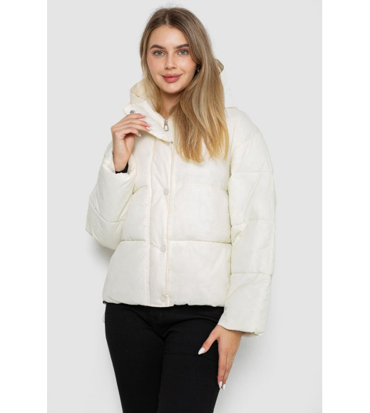 Куртка женская демисезонная, цвет молочный, 244R703