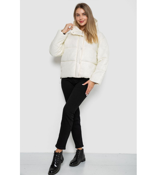 Куртка женская демисезонная, цвет молочный, 244R703