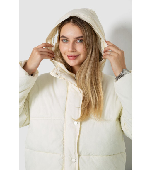 Куртка женская демисезонная, цвет молочный, 244R703