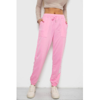 Спортивные штаны женские, цвет розовый, 238RJH015