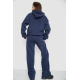 Спортивный костюм женский на флисе, цвет темно-синий, 241R2001-2